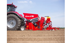 Dewulf - Model Certa 40 Integral - Mounted 4-Row Cup Planter with Integrated Cultivator