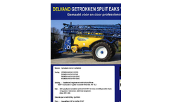 Delvano - Model Terresta - Compact Self-Propelled Sprayer - Brochure