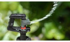 Antelco Rotor Spray Mini Sprinklers Micro Irrigation Installation - Video