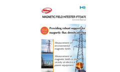 FT3470-52 - Magnetic Field Hitester Datasheet
