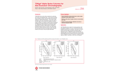 TSKgel Alpha - Model 3000 - Column Brochure