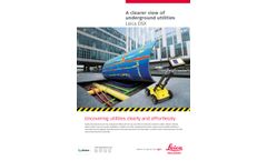 Leica - Model DSX - Utility Detection for Ground Penetrating Radar (GPR) System - Datasheet