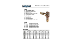 Brass Impact Sprinkler Brochure