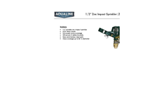 Zinc Impact Sprinkler Brochure