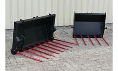 Manure Fork With Pawl Attachment