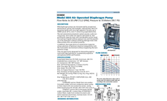 Clark - Model MID - Air Operated Diaphragm Pump - Brochure