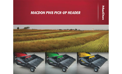 Model PW8 - Pick-Up Header Brochure