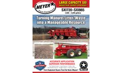 Meyer - Model SXI - Industrial Auger Spreader - Brochure