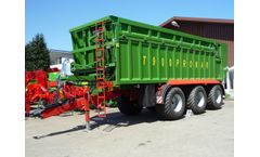 Euro-Jabelmann PRONAR - Model T 900 - Tridem Push-Off Trailer