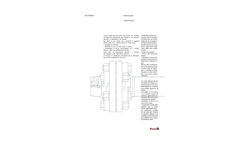 Model BD - 2 or 4 Discs Torque Limiter- Brochure