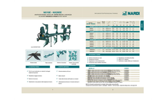 Nardi - Model NX202E - Reversible Plough - Brochure