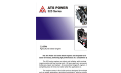 325TN Agricultural Diesel Engine