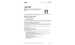 Wile - Model 500 - Hay and Silage Moisture Meters - Datasheet