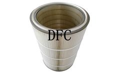 DFC - Model A-PET-58100F1 - Polyester Filter Cartridge With Stainless Steel Matel