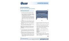 Gilson - Model SP-0 - Universal Sample Splitters - Brochure