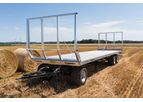 Farmtech - Model DPW 1800 - Three-Axle Flatbed Trailer