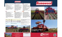 Ferrari Remoweed and Scorpion - Automatic Weeder - Datasheet