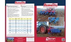 Ferrari Remolite - Semi-Automatic Inter-Row Weeder - Datasheet