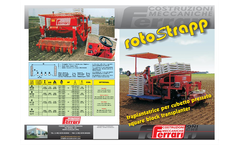 Ferrari Rotostrapp - Mechanical Block Transplanter - Brochure