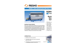 Fresno - Model Series 1200 SSC - Backflush Recycle System - Datasheet