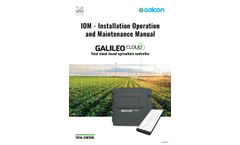 IOM - Installation Operation and Maintenance Manual