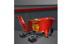 FIMAKS - Model FMVS 16 - 16m3 Stationary Mixer Feeder