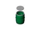Splice Barrel for Fiber Cable Storage