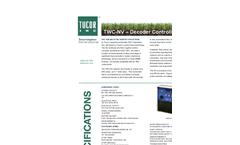 Tucor - Model TWC-NV 200 - Station 2-Wire Controller - Datasheet