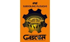 Gascon - Model Iris -DSF - Single Frame Subsoiling Plough- Brochure