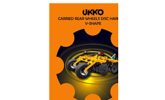 Gascon - Model UKKO- RTN - V-Shape Disc Harrows - Brochure