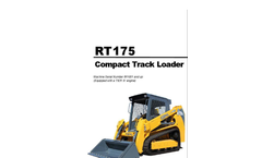 RT175 Compact Track Loader - Manual