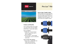  Pro-Loc - - Drip Tape Fittings Datasheet