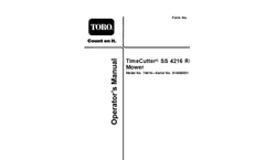 Zero Turn Mowers- Brochure