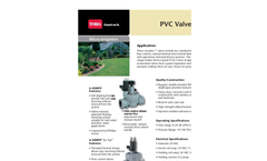 Model A-216B and A-217B - PVC Valves Brochure