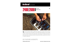 Irritrol - Model 2400/2600 Series - Angle Valves - Brochure
