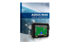 TeeJet - Model Aeros 9040 - Field Computers - Brochure
