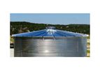 CorGal - Model WT-LPR - Water Tanks with Low Profile 10-Degree Roof