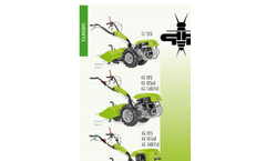 Model G 55 - Walking Tractors– Brochure