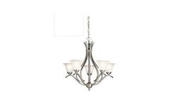 Dover - 5 Light Chandelier - Brushed Nickel