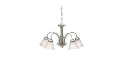 Wynberg - 5 Light Chandelier - Brushed Nickel
