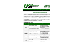 Taking Samples for Plant Analysis Datasheet