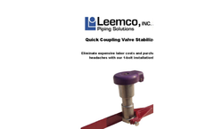 Leemco - Self-Restrained Fittings - Brochure