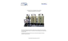 Model CLRS-20 - Fully Automatic Dual Train IX Rinse Water Recycle System - Brochure
