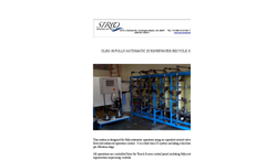 CLRS-30 - Fully Automatic IX Rinsewater Recycle System Brochure