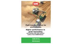 Hawe-Wester - Model ULW - Field Transfer Trailers - Brochure