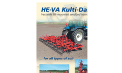 HE-VA - Model Terra-Dan MKII - Seedbed Harrow - Brochure
