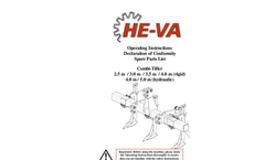 HE-VA - Model Combi-Tiller MKI - Subsoiler - Brochure