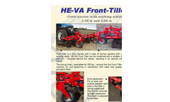 HE-VA - Model KULTI-DAN - Seedbed Harrow -Brochure