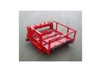 HE-VA - Three-Point Mounted Round Bale Unwinder
