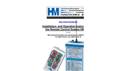 Remote Control for Logging-HM 2225